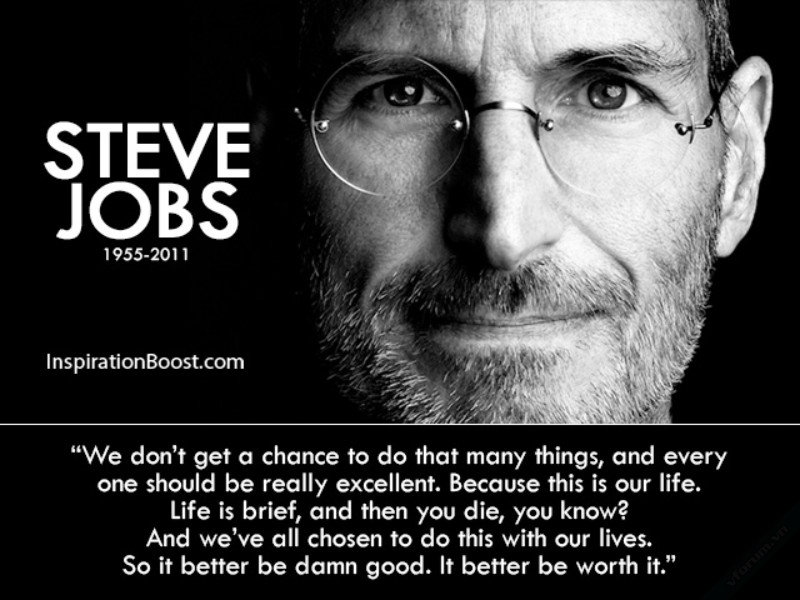 Những câu nói ý nghĩa truyền cảm hứng cho các bạn trẻ của Steve Jobs